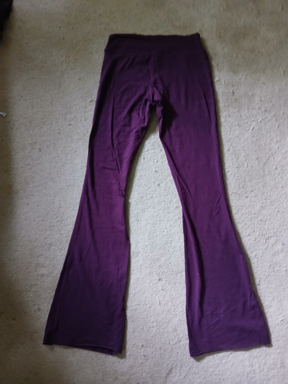 Green Apple Active Purple Flared Yoga Pants